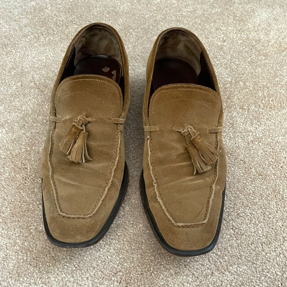 Salvatore Ferragamo mens size 10 US suede shoes - Picture 2 of 8